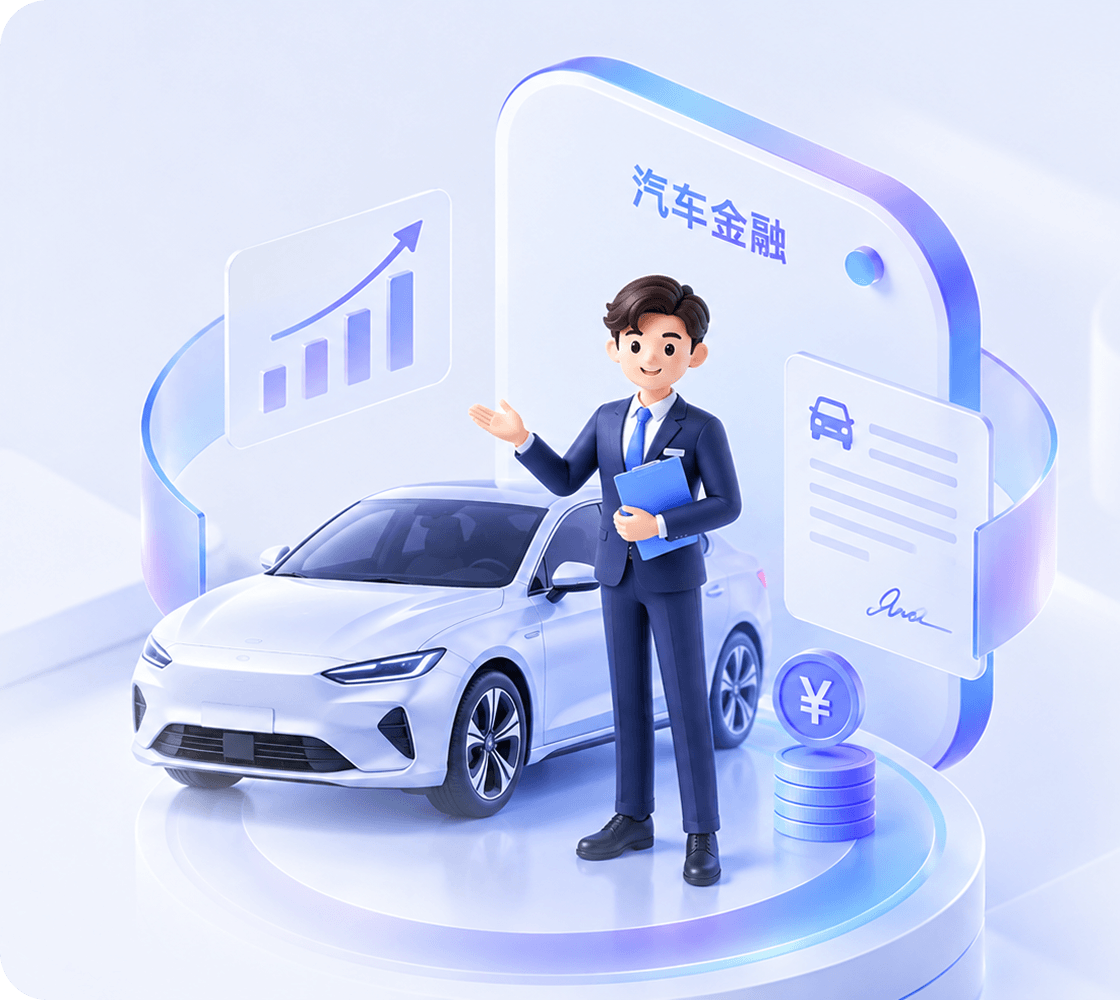 汽车金融客户案例示意图